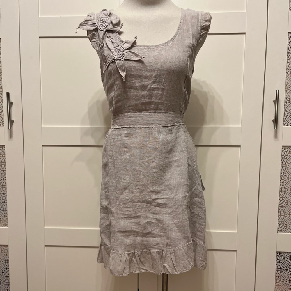 Flax 100% Italian Linen dress